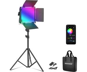 NEEWER Aggiornata Luce Video LED RGB da Studio con Stativo, RGB660 PRO II