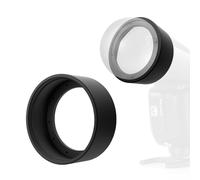 NEEWER Anello Adattatore per Testa Flash Rotonda in Silicone per Speedlight Rotondi Z2II Z3, Diffusore a Cupola M12, e Kit Accessori Magnetici per Flash CRM2 di Alette Griglia Gel Colorati, CRS19