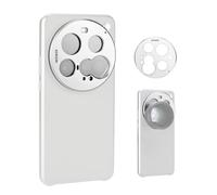 NEEWER Backplate per Obiettivo 15 Ultra, Adattatore per Lente Telefono con Filettatura 17mm per Fotocamera Principale e Teleobiettivo, Compatibile con Xiaomi 15 Ultra Case Originale, PA111 (Argento)