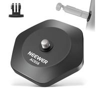 Neewer Base di montaggio magnetica per fotocamera compatibile con DJI Osmo Pocket 3 Insta360 X4/3/GO 3S/3, forte supporto magnetico a sgancio rapido con vite da 1/4" per fotocamera cardanica