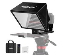NEEWER Basic X12B Teleprompter Sollevabile 12" in Alluminio per iPad Tablet Telefono Fotocamera DSLR, Controllo via Telecomando e App, Compatibile con iOS Android, Pro per Corsi Online Streaming Live