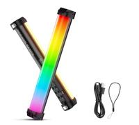 NEEWER BASICS 12" Barra Luminosa RGB Magnetica, 2700K/4000K/6500K CRI95 Dimmerabile 8W Luce Tubo LED Portatile con 51 Modalità RGB 2000mAh per YouTube TikTok Fotocamera Streaming Studio Video, SL30