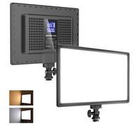 NEEWER BASICS 13" Luce Pannello LED per Video, 20W Ultra Sottile Bicolore Dimmerabile 8000mAh 3200-5600K CRI97+, Key Light per Foto DSLR Camera per Streaming Fotografia Studio Riprese Podcast, NL-192B