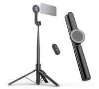NEEWER BASICS 167cm Treppiede Selfie Stick Magnetico Compatibile con MagSafe iPhone Android, Cavalletto Cellulare Portatile con Telecomando, Apertura con Un Pulsante per Video Vlog Streaming, PA989