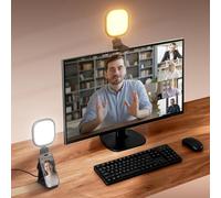 NEEWER Basics 2pz Luce Streaming LED 10W 5”, Lampada USB a Schermo Intero Edge Lit Bicolore CRI95 con Supporto da Scrivania Multifunzione per Monitor Laptop Computer Webcam Video Conferenza Zoom,NL10