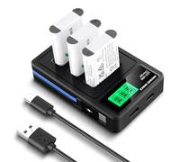 NEEWER BASICS 3 Batterie di Ricambio NP-BX1 + Caricabatterie Triplo USB, Alimentatore Backup 1090mAh per Fotocamera Compatibile con Sony ZV1 ZV-1 II Cybershot RX100 RX100II RX100M II HDR-AS15 HDR-AS30