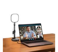 NEEWER BASICS 5" Luce Scrivania per Videochiamate, LED Ring Light a Schermo Intero con Stand, CRI95 10W Bicolore Edge Lit lluminazione Conferenze Zoom Streaming Computer Laptop Webcam Telefono, NL10