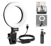 NEEWER BASICS 5" Ring Light con Clip e Treppiede, 10W 3000k-6000K Luce a Clip Di