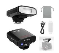 NEEWER BASICS 5600K Mini Camera Flash Speedlite GN12, 2000mAh/500 Flash/Ricicla 0,1-1,8s, Luce Compatibile con Canon Fujifilm Sony Nikon Fotocamera DSLR Standard con Hot Shoe per Foto Studio, Z120 SE
