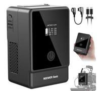NEEWER BASICS Batteria V Mount PS099E, Mini V Lock 6800mAh/99Wh con Display OLED, Cavo D Tap/Type C, Ricarica Rapida USB C PD65W, Uscite D Tap/BP/USB A/DC per Video Fotocamera Monitor Camcorder e Film
