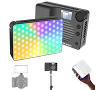 NEEWER BASICS BS40C Luce per Video Magnetica RGB per Fotocamera, Modalità Boost 45W, Piccolo Pannello LED Camera 4800lx/0,5m CRI95+ 2500-10000K 14 Scene 5000mAh per DSLR Treppiede Streaming Foto Vlog