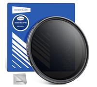 NEEWER BASICS Filtro ND Variabile da 82mm, Filtro ND2-400 a Densità Neutra Variabile Ruotabile con Riduzione della Luce 1-9 Stop con Rivestimento Anti Impronta, Telaio Sottile per Obiettivo Fotocamera