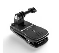 NEEWER BASICS GP-102 - Supporto per zaino, con morsetto, adattatore a tre rebbi, compatibile con GoPro Hero Insta360 DJI AKASO Action Camera, accessori per registrazione video POV, GP-102