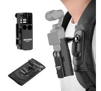 NEEWER BASICS Kit Accessori 4in1 Compatibile con DJI Osmo Pocket 3, Supporto Tracolla Zaino+Gabbia Adattatrice Estensione, Clip, Fibbia J, Bullone T per Trekking Escursionismo Campeggio,GP-67