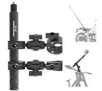 NEEWER BASICS Kit Accessori Supporto per Moto Bici, Selfie Stick Invisibile Morsetto da Manubrio Bicicletta Compatibile con Insta360 DJI OSMO 360 Pocket 3 Action Camera per Riprese Video POV, GP-32