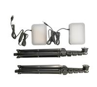 NEEWER BASICS Kit di 2 Luci Fotografiche a Pannello LED, 6,2" Luce da Studio Portatile Dimmerabile con Treppiede da 53", 3200K-5600K/CRI95+ 810lux per Foto Registrazione Video Streaming Podcast, BP132