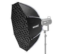 NEEWER BASICS Kit Softbox Ottagonale per Fotografia Studio Riprese Video Streaming, 90cm Soft Box Bowens a Sgancio Rapido/Griglia/Diffusori Luce/Borsa per Illuminazione Continua e Flash Strobo, NS34P