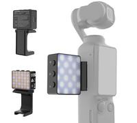 NEEWER BASICS Luce Ausiliaria Magnetica Bicolore per Fotocamera Compatibile con DJI OSMO Pocket 3, Mini Faretto Fotografico LED in Plastica Ricaricabile 1,5W per TikTok Vlog Selfie Riprese Video, M24