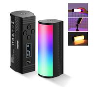 NEEWER Basic Barra Led RGB Luminosa Magnetica Portatile, Mini Stick Luminoso Video LED 360°, Batteria Ricaricabile 2500mAh, Tubo Luce Dimmerabile 2500-8500K per Fotografia TikTok YouTube Vlog, TL96RGB