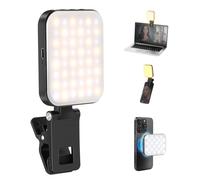 NEEWER BASICS Luce Selfie Magnetica Compatibile con MagSafe iPhone 16 15 Pro Max Plus, Illuminazione per Videoconferenze con Clip Luce di Riempimento per Computer Laptop Zoom Call Streaming, BL48B