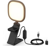NEEWER BASICS Monitor Light 5" 10W per Video Conferenza,Pannello Luce ad anello LED USB Edge Lit Bicolore con Supporto, Lampada CRI95 per Laptop Computer Webcam Zoom Call Streaming Registrazione,NL10