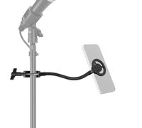 NEEWER BASICS Porta Cellulare Magnetico per Asta Microfono con Tubo Flessibile, Supporto Magnetico Regolabile per Boom Arm Compatibile con iPhone Android Samsung per Mic Musica Chitarra Audio, MS040