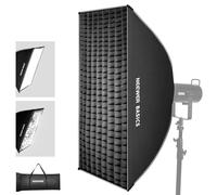 NEEWER BASICS Softbox da 60x90cm, Soft Box Bowens con Diffusori di Luce/Griglia/Borsa, Compatibile con Aputure 150c Compatibile con Godox SL60w NEEWER FS300C FS230C FS150B HB80C CB200C Q6 Q300, NS60P