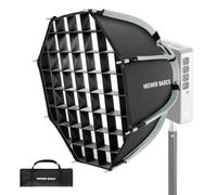 NEEWER BASICS Softbox Ottagonale da 12" con Attacco Mini (Non Attacco Bowens), Kit Mini Soft Box Parabolico Octabox con Diffusori/Griglia per Luce LED FS/HB/HS per Fotografia Video in Studio, NS68P