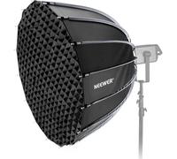 NEEWER BASICS Softbox Parabolico con Attacco Bowens, 47" Rilascio Rapido | Softbox con Diffusore/Griglia/Borsa, Compatibile con Luci Video Godox e Aputure 600d, per Illuminazione da Studio