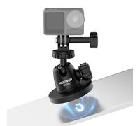 NEEWER BASICS Supporto Fotocamera Magnetico per Action Cam Compatibile con GoPro Insta360 DJI AKASO Accessori, Adattatore Magnetico a Testa Sfera 360° per Riprese Video Streaming Live da Auto, GP-101