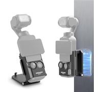 NEEWER Supporto Magnetico Compatibile con DJI Osmo Pocket 3, Mini Supporto Fotocamera Leggero Regolabile a 180°, Adattatore di Espansione Accessori Multifunzionale per Pocket 3 Battery Handle, AC015