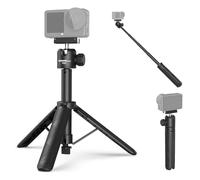 NEEWER BASICS Treppiede Selfie per Action Cam Compatibile con DJI Osmo Action 6 Osmo 360 Nano, Supporto da Tavolo da 20,5-54cm con Adattatore Magnetico a Sgancio Rapido e Testa a Sfera per Video, TP57