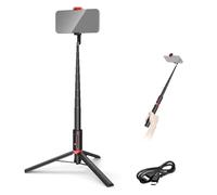 NEEWER BASICS Treppiede Selfie Stick Compatibile con iPhone Samsung Android, 147cm Stativo Telefono Portatile Leggero da Viaggio in Metallo con Supporto e Telecomando per Registrazione Video, PA991