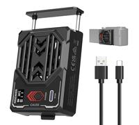 NEEWER BASICS Ventola Raffreddamento Fotocamera con Batteria, Cooler Esterno a Molla, Ricarica Rapida PD Type C e Display Compatibile con Sony ZV-E1 A6700 Canon R6 Mark II Fujifilm XS20 Nikon, CA155