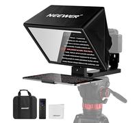 NEEWER BASICS X12B Teleprompter in Lega di Alluminio 12" per Tablet e DSLR | Compatibile con iPad, Bluetooth, Senza Assemblaggio, Controllo Remoto e App, Compatibile iOS/Android, Nero, per Streaming
