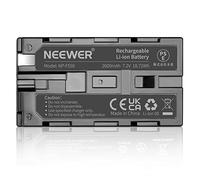 NEEWER Batteria al Litio Ricaricabile 7,2V 2600mAh in Sostituzione di Sony NP-F550/570/530, Compatibile con Sony HandyCams,altri Illuminatori LED On-Camera Video che utilizzano batterie NP-F550