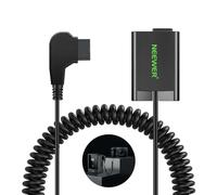 NEEWER Batteria Fittizia EN-EL25 a D Tap con Cavo, Alimentazione Continua e Stabile per Nikon Zfc Z30 Z50, Compatibile con SmallRig Batterie V Lock PS099E Compatibile con Sony V Mount Battery, VP-EP5G