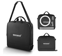 NEEWER Borsa da Trasporto per Ring Light 12" per RH12B RH12C RH10B RH8B, Custodia Protettiva Portatile in Nylon da 50x42cm con Sezione Separata per Treppiede Stativo Luce Piegato Fino a 50cm, RU-011