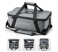 NEEWER Borsa di Trasporto con Scomparti Mobili Imbottiti in Schiuma Studio Light Vision 4 ML300 CB60 CB60B RGB CB60,Resistente Borsa da Viaggio in Tessuto Oxford con Tracolla e Maniglia,PB5