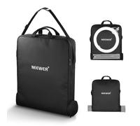 Neewer Borsa trasporto leggera anello 45,7 cm espandibile 60 x 58 cm con tasca per treppiede 78 cm