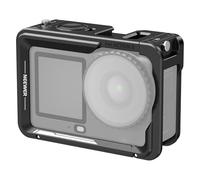 NEEWER Camera Cage per Osmo Action 6, Stabilizzatore Video Rig Metallico Leggero con Cold Shoe e Filetto 1/4", Compatibile con DJI Mic Adattatore Magnetico a Sgancio Rapido Accessori Action Cam, AC054