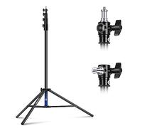 NEEWER Cavalletto Ammortizzato ad Aria da 4m,Treppiede in Metallo con Perno Reversibile da 1/4" a 3/8",Interfaccia di Montaggio a 3 Vie e Manopole di Bloccaggio in Metallo,Carico Max 3kg, ST-400AC