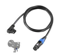 NEEWER Cavo di Alimentazione da D Tap Maschio a XLR 3 Pin Femmina da 1.8m per Luce Video Continua Alimentata da Batterie V Mount, Solo per Luce Video LED NEEWER FS150 FS150B FS230 FS230B, NC009