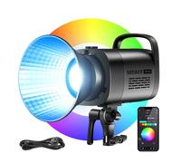 NEEWER CB100C Luce Video LED RGB 130W, Controllo APP/2.4G Colore Pieno 360° Luci Studio 2700K-6500K 27000lux/m COB Bowens Mount Illuminazione Continua Silenziosa TLCI/CRI97+ 17 Scene Video Fotografia