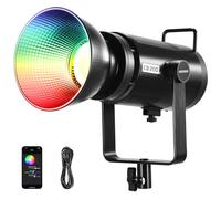 NEEWER CB200C 200W Luce Video a LED COB RGB, Controllo APP/2,4G Spettro Cromatico a 360° 2500K-7500K Luci Studio 23000lux/m 17 Scene Bowens Mount, Illuminazione Continua TLCI/CRI97+ per Foto Video