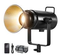 NEEWER CB300B 320W Luce Video LED con Telecomando 2,4G/APP, Illuminazione Bicolor COB in Uscita Continua con Attacco Bowens 135000lux/1m 2700K-6500K CRI/TLCI97+ 12 Effetti per la Registrazione Video