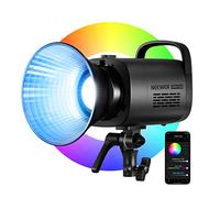 NEEWER CB60 RGB 70W Luce Video LED con Controllo 2,4G/APP Illuminazione Video Continua COB Colore Pieno Attacco Bowens 18000Lux@1m CCT 2700-6500K CRI97+ 17 Effetti per Studio Registrazione Fotografia