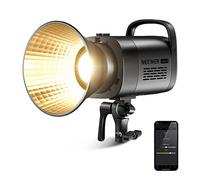 NEEWER CB60B 70W Luce Video LED con Controllo 2,4G/APP COB Bicolore Illuminazione Video Continua Attacco Bowens 2700K-6500K 34000Lux@1m/Modalità CCT/CRI97+/12 Scene per Studio Registrazione Fotografia