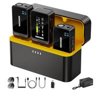 NEEWER CM 26 MAX Microfono Lavalier Wireless AI Compatibile con iPhone 17 16 15 Android Fotocamera PC, USB C Plug e Play, Controllo App, 2 Livelli di Anti Rumore, 50 Ore 120m,Certificazione Apple MFi