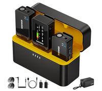 NEEWER CM26 Pro Microfono Wireless AI Compatibile con iPhone Android Telefono Fotocamera PC, Mic Lavalier Anti Rumore DSP/MCU Guadagno Muto Taglio Basso 48kHz/24bit SNR 88dB Batteria 50H Portata 100m